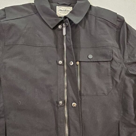 Flag & Anthem Coat Men's Small Black Full Zip Insulated Old Money NWOT 4 Pockets - Picture 11 of 14